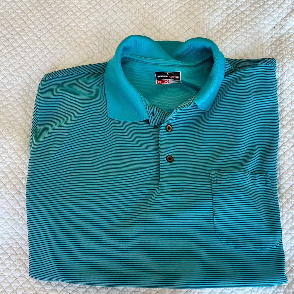 Turquoise golf shirt (mens)